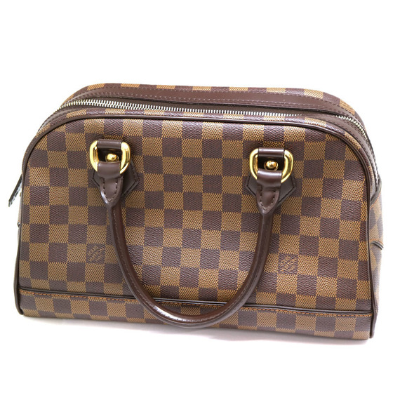 Louis Vuitton Brown Handbag Damier Duomo - Picture 1 of 12